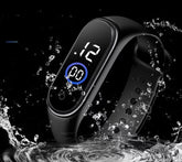 Digital Wrist Band Fashion Rubber Led Cell Operated Sports Unisex Watch Waterproof Men’s Watch Women (without Box)